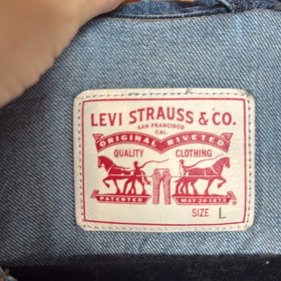 ⚾️ Authentic Levi’s MLB Dodgers, Jean jacket large - Picture 3 of 14